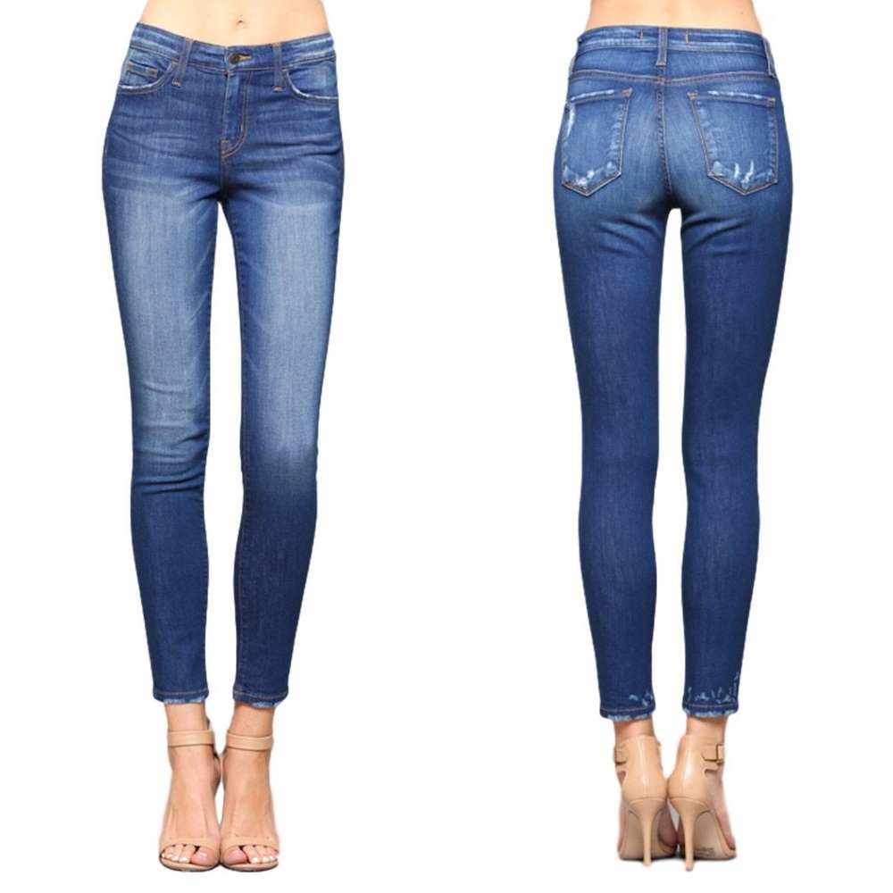 NWT Flying Monkey Driftwood Ankle Skinny Jeans